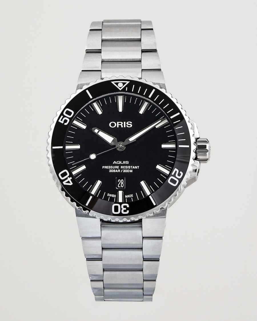 Herren | Oris Aquis Date 43,5mm Polished Black | Oris | Aquis Date 43,5mm Polished Black