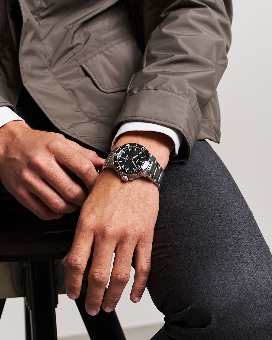 Herren | Oris Aquis Date 43,5mm Polished Black | Oris | Aquis Date 43,5mm Polished Black