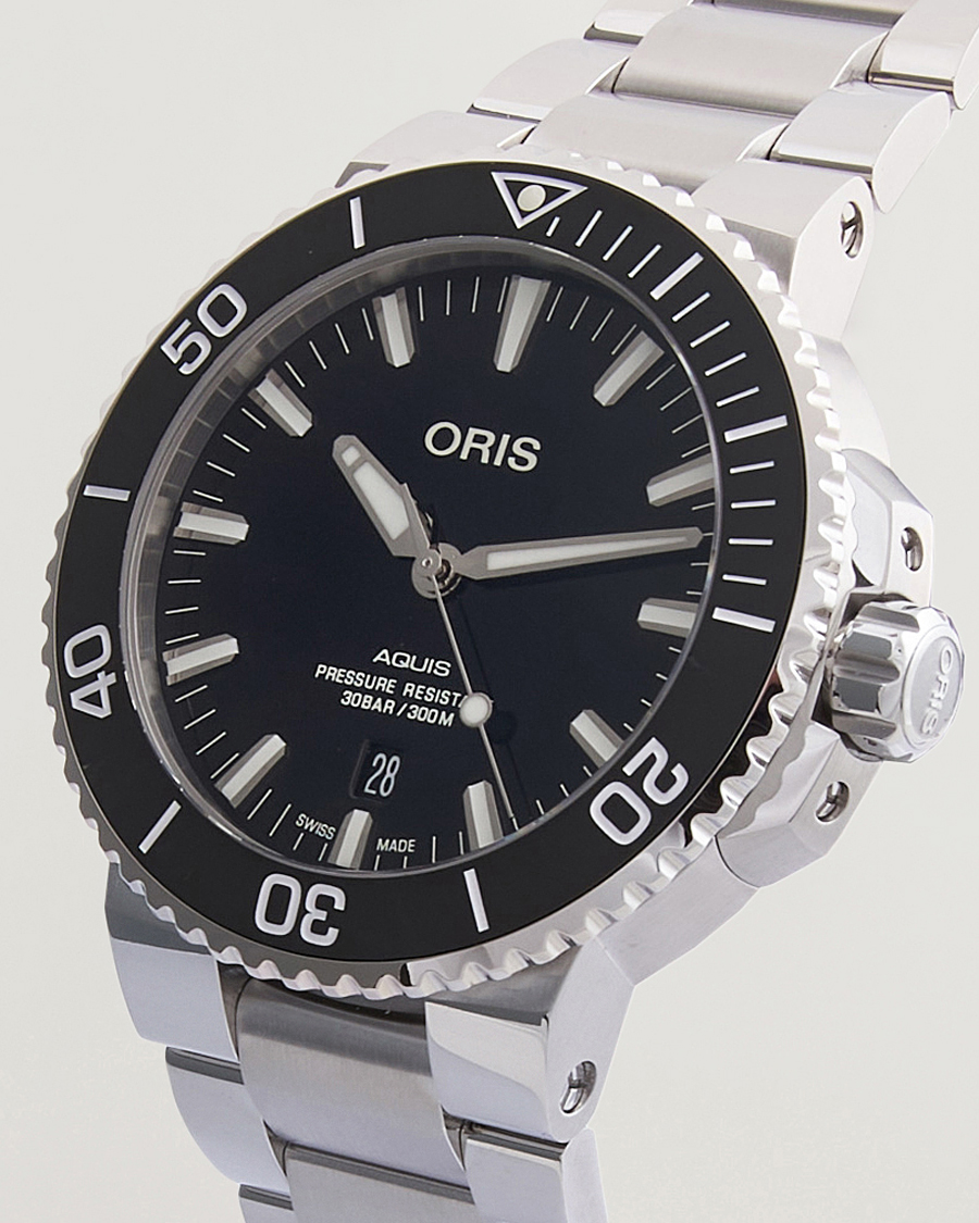 Herren | Oris Aquis Date 43,5mm Polished Black | Oris | Aquis Date 43,5mm Polished Black