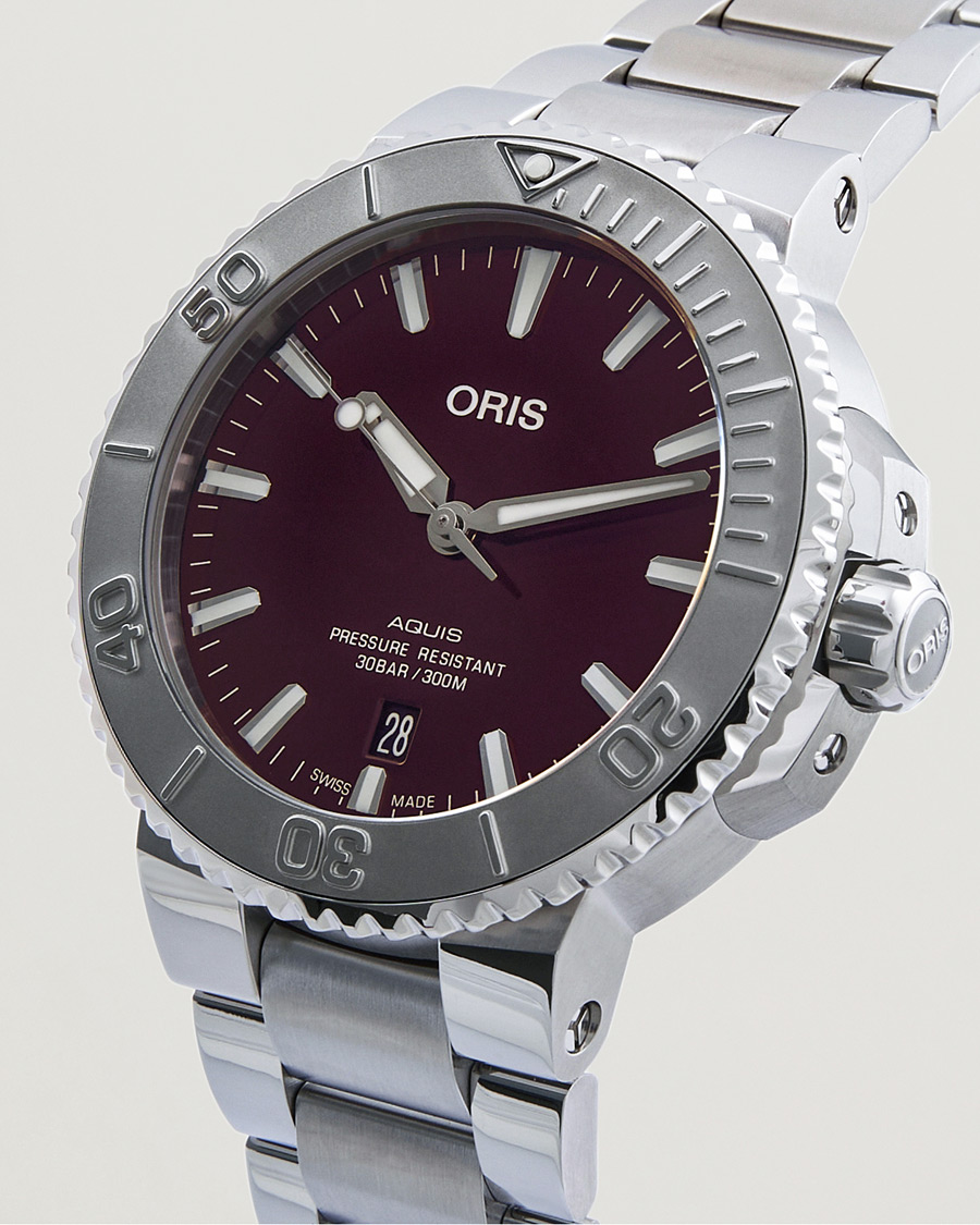 Herren | Oris Aquis Date 41,5mm Cherry | Oris | Aquis Date 41,5mm Cherry