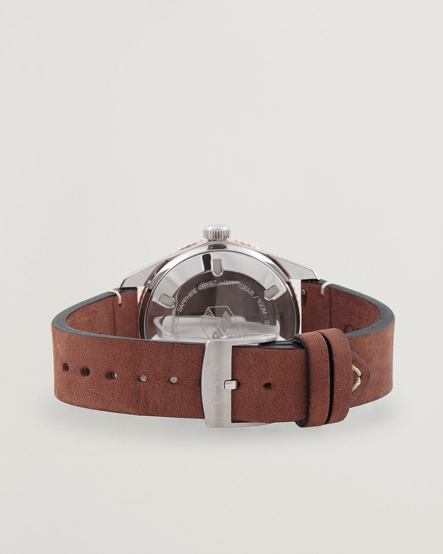 Herren | Oris Divers Sixty-Five 40mm Leather Bracelet Brown | Oris | Divers Sixty-Five 40mm Leather Bracelet Brown