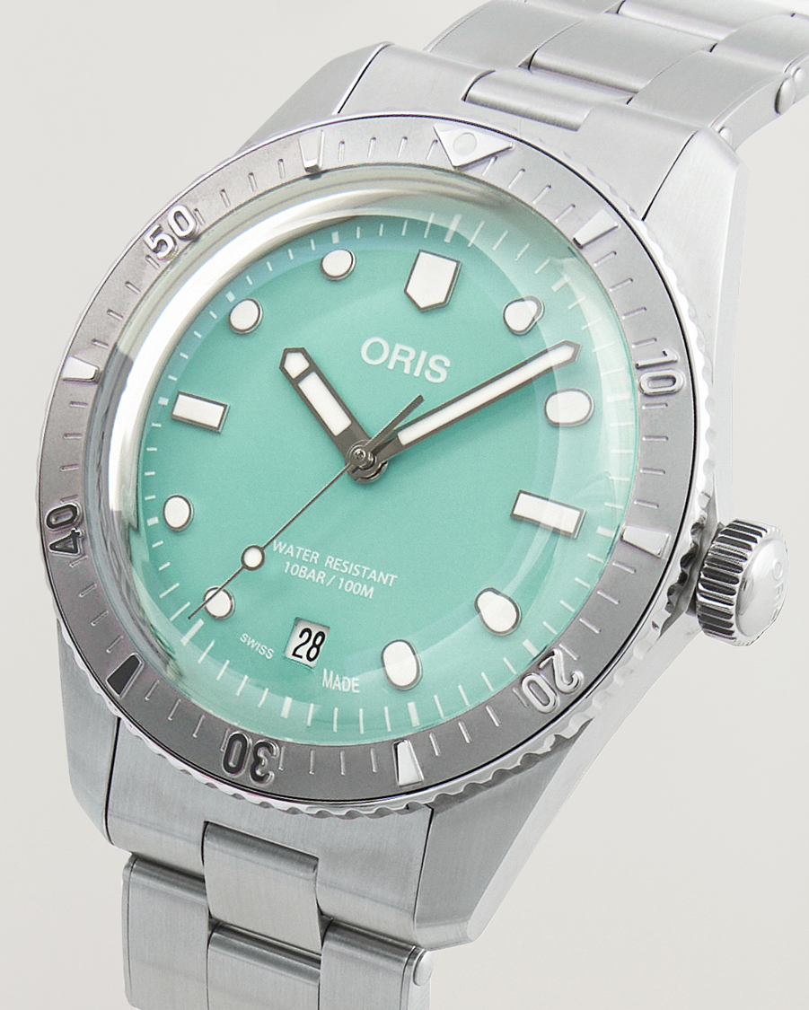 Herren | Oris Divers Sixty-Five 38,5mm Cotton Candy Light Green | Oris | Divers Sixty-Five 38,5mm Cotton Candy Light Green