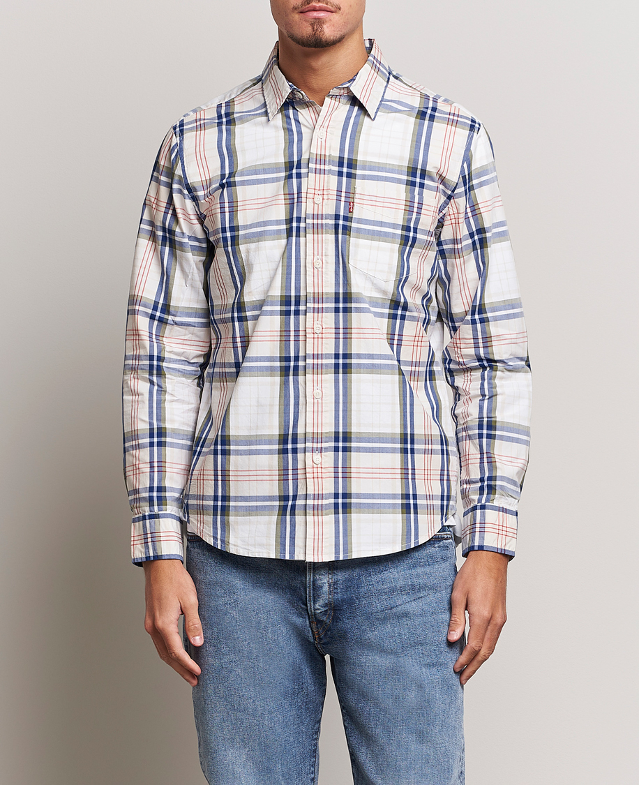 Herren | Hemden | Levi's | Sunset Pocket Shirt White/Beige