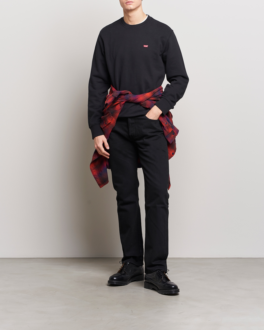 Herren | Pullover | Levi's | Original Crew Neck Sweatshirt Mineral Black