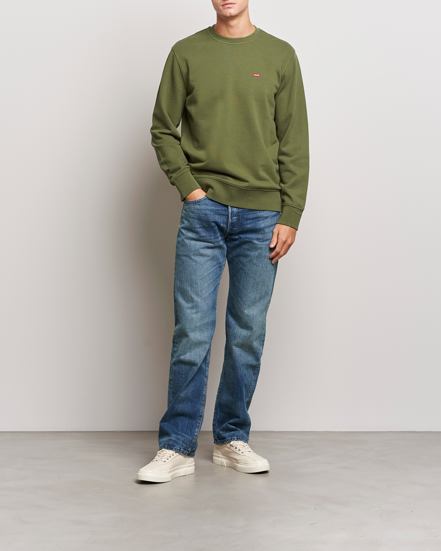 Herren | Pullover | Levi's | Original Crew Neck Sweatshirt Sea Moss