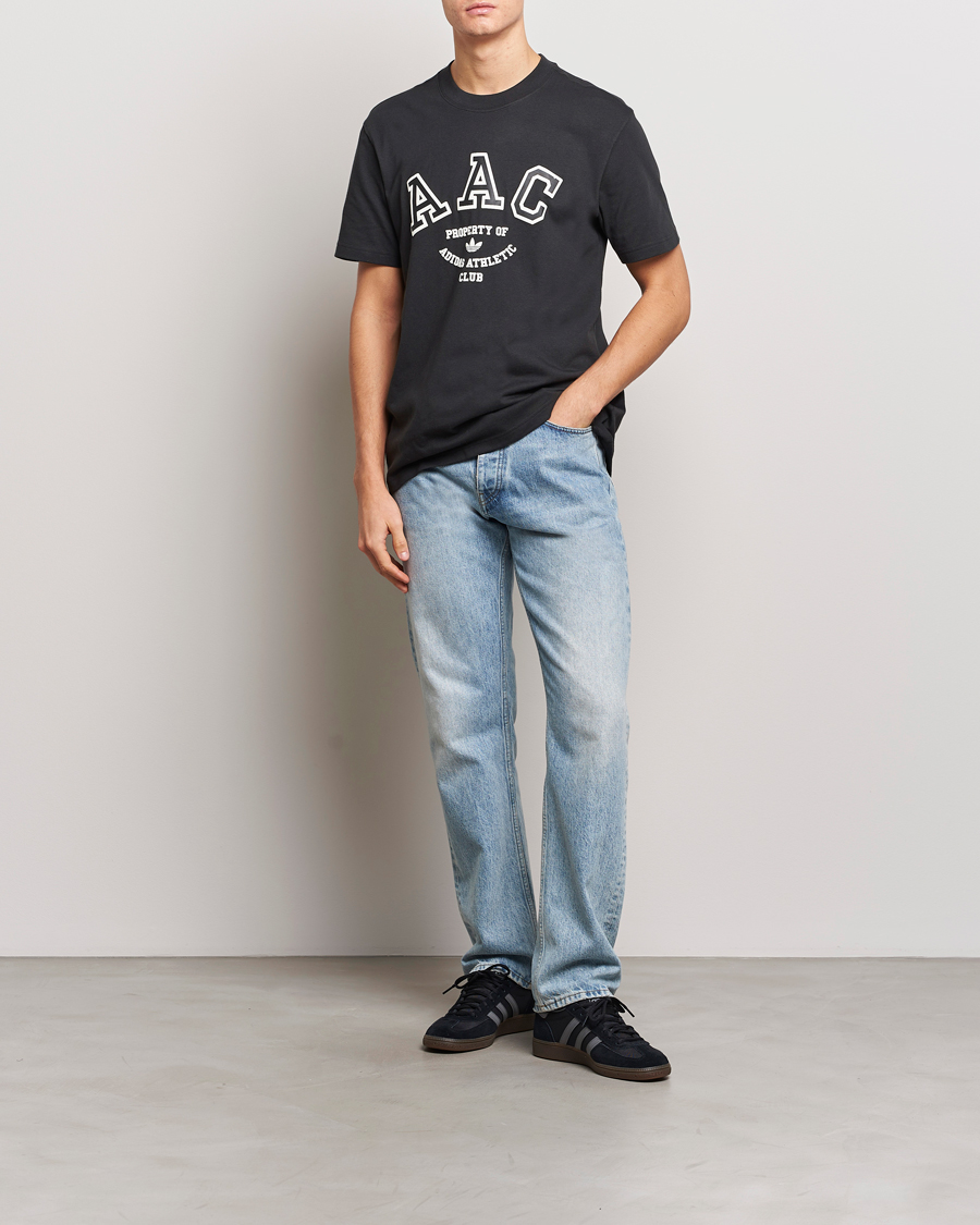 Herren | T-Shirts | adidas Originals | Hack Logo Crew Neck T-Shirt Black