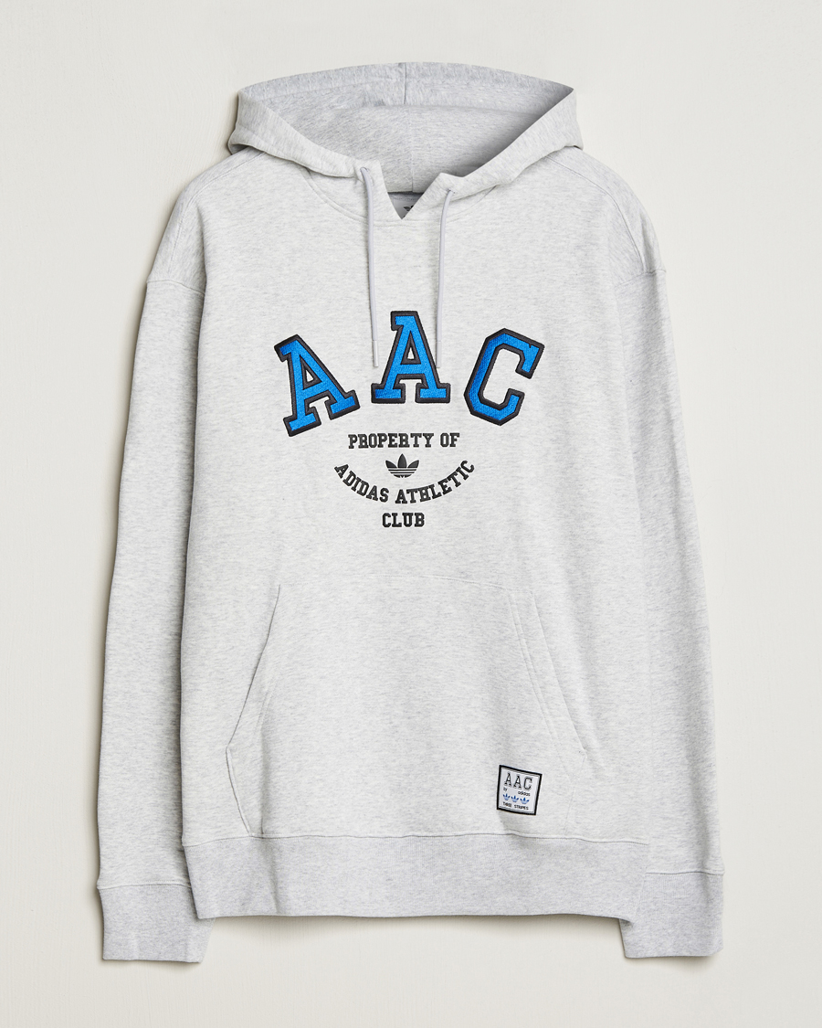 Herren | Pullover | adidas Originals | Hack Logo Hoodie Light Grey