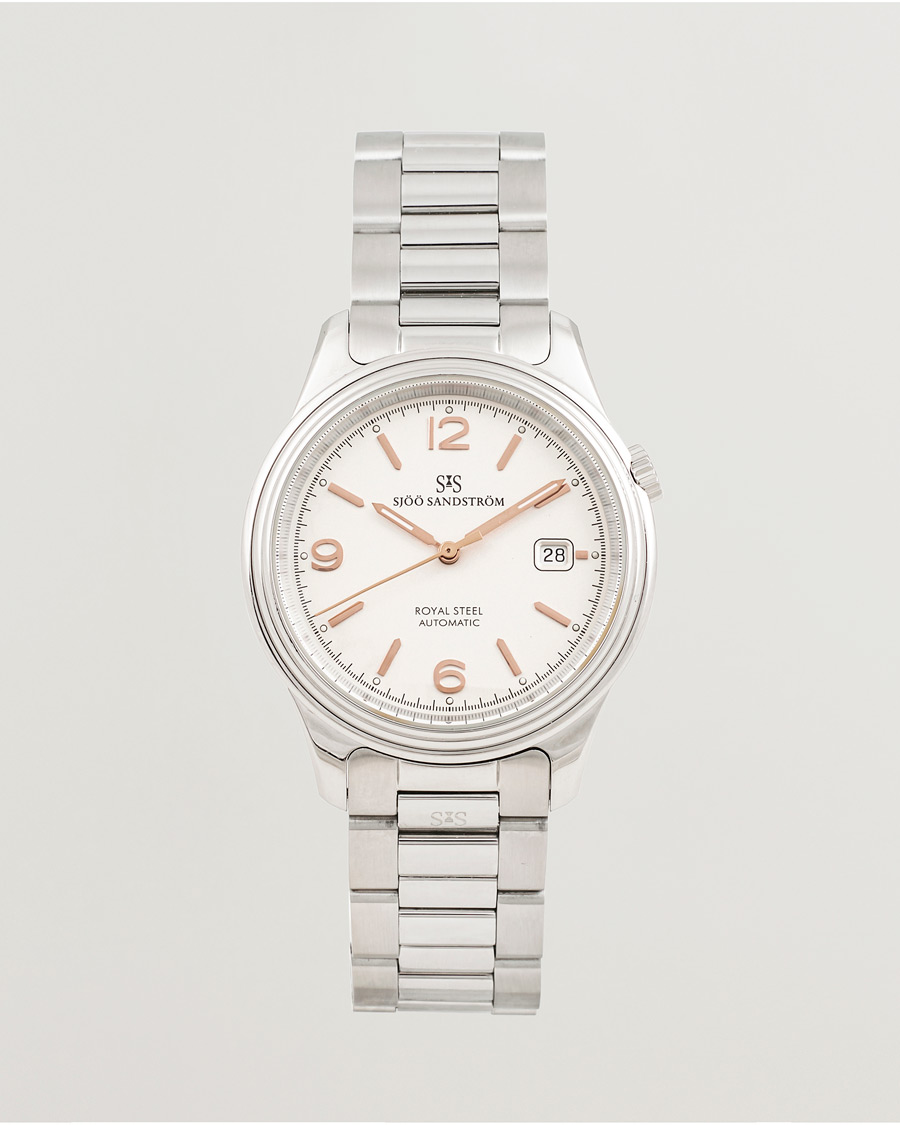 Herren | Sjöö Sandström Pre-Owned Royal Steel Classic 41mm | Sjöö Sandström Pre-Owned | Royal Steel Classic 41mm
