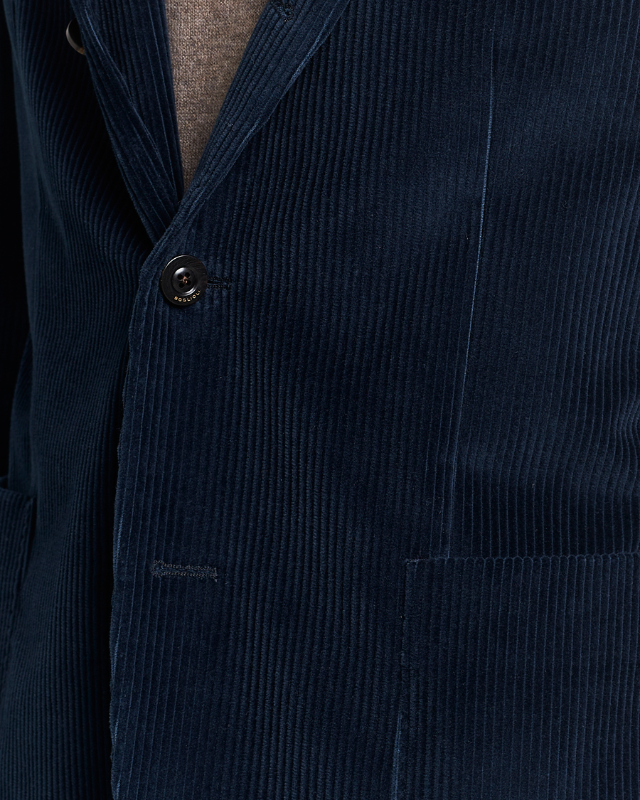 Herren | Sakkos | Boglioli | K Jacket Corduroy Blazer Navy