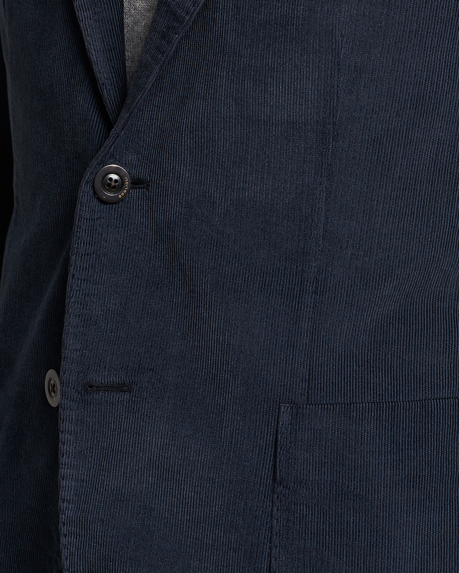 Herren | Anzüge | Boglioli | K Jacket Baby Corduroy Suit Navy