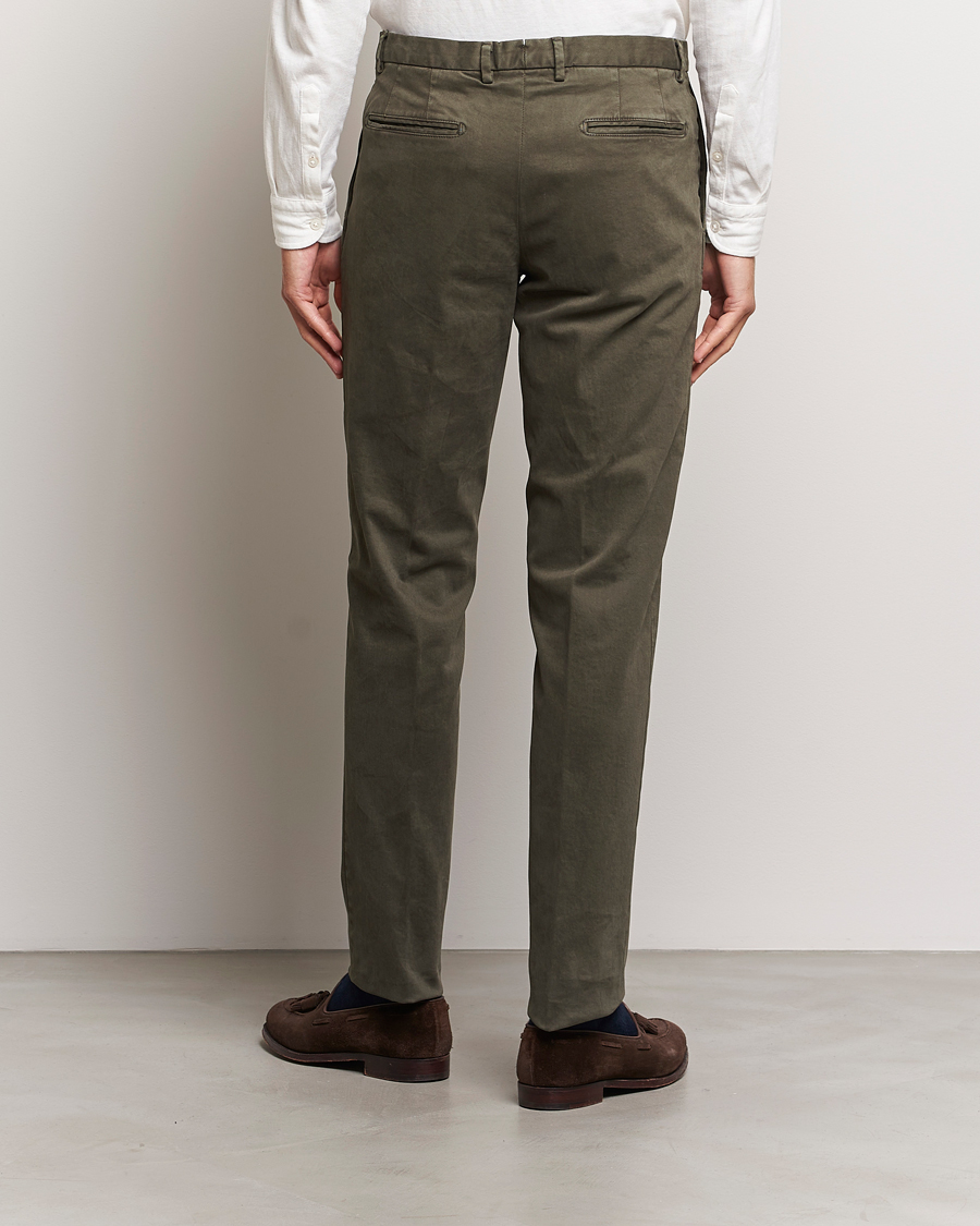 Herren | Hosen | Boglioli | Cotton Twill Trousers Brown