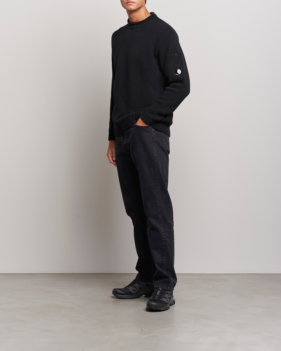 Herren | Pullover | C.P. Company | Knitted Lambswool Turtleneck Black