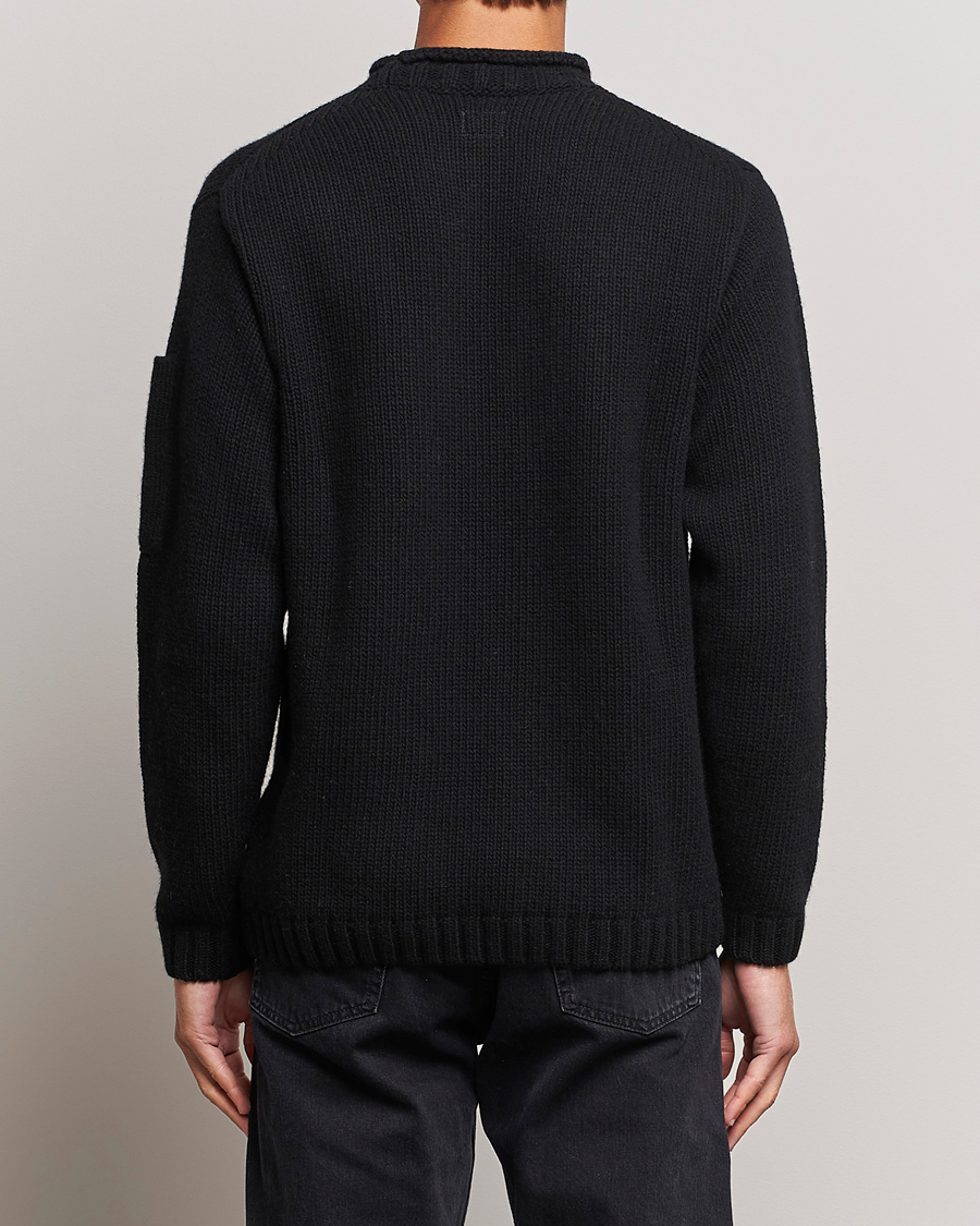 Herren | Pullover | C.P. Company | Knitted Lambswool Turtleneck Black