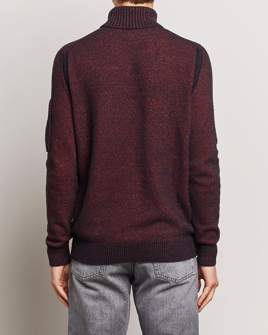Herren | Pullover | C.P. Company | Fleece Knit Rollneck Red