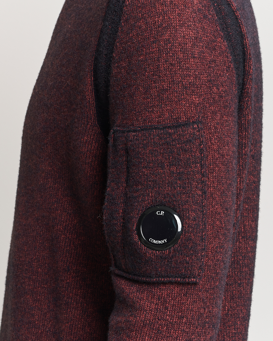 Herren | Pullover | C.P. Company | Fleece Knit Rollneck Red
