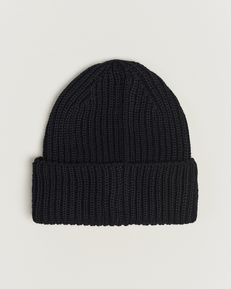 Herren | C.P. Company Knitted Merino Goggle Beanie Black | C.P. Company | Knitted Merino Goggle Beanie Black