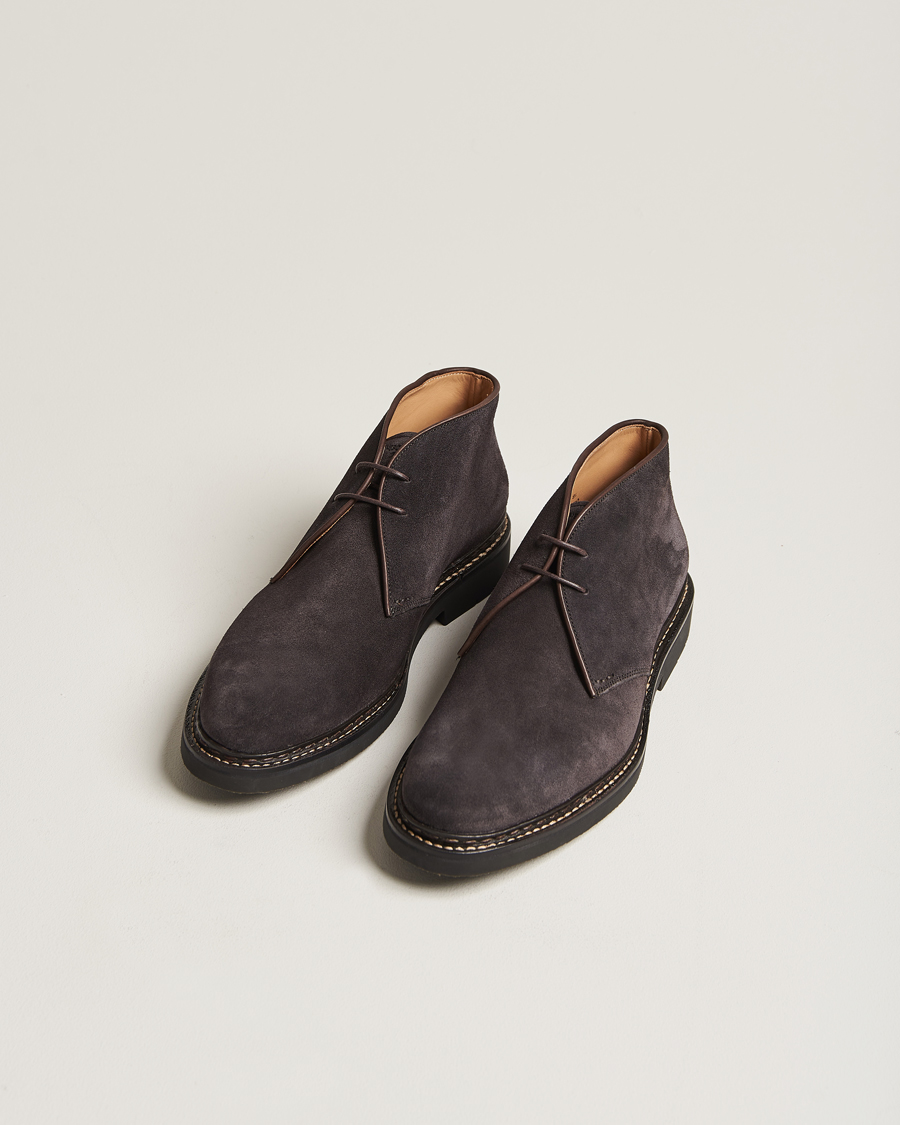 Herren | Heschung Genet Suede Chukka Boot Dark Brown | Heschung | Genet Suede Chukka Boot Dark Brown