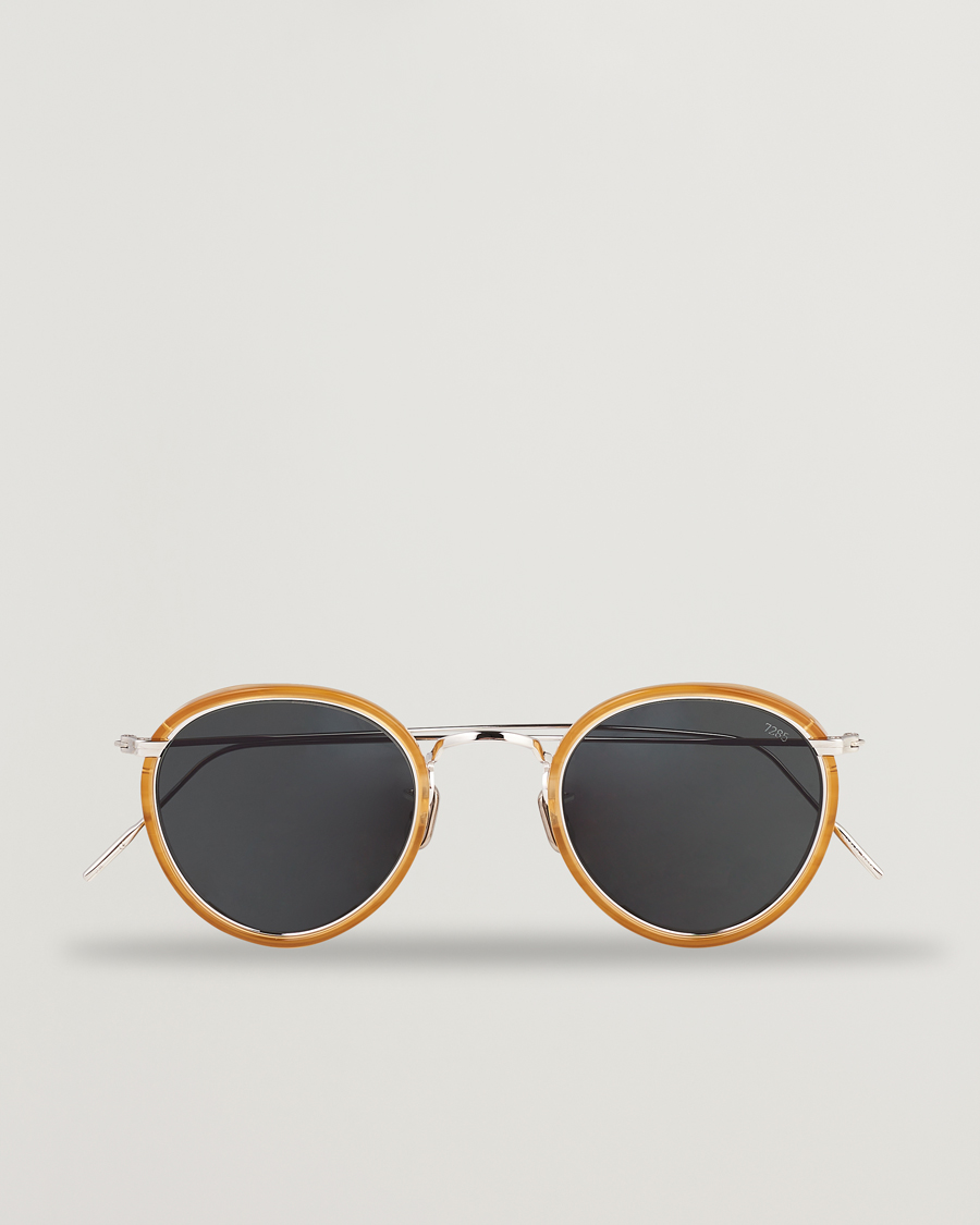 Herren | Eyevan 7285 717E Sunglasses Silver Honey | EYEVAN 7285 | 717E Sunglasses Silver Honey