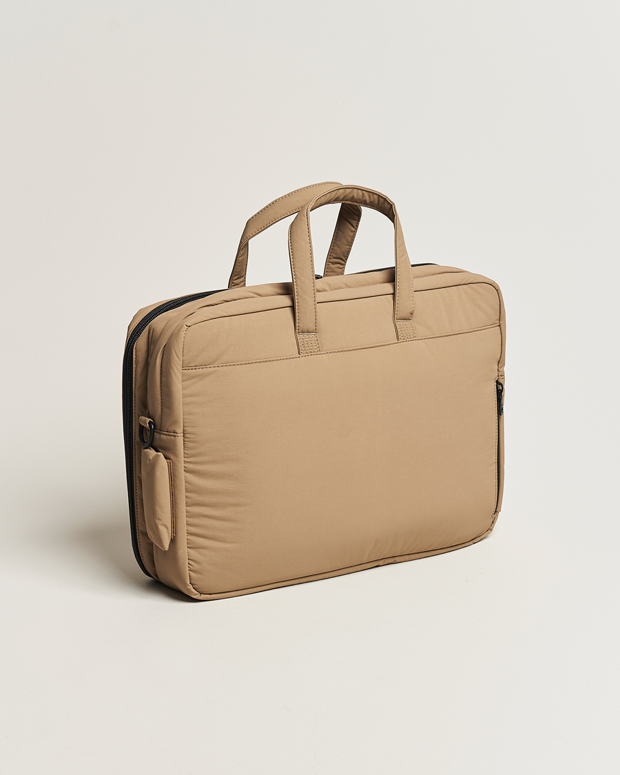 Herren | mazi untitled AM Bag 02 Nylon Briefcase Beige | mazi untitled | AM Bag 02 Nylon Briefcase Beige