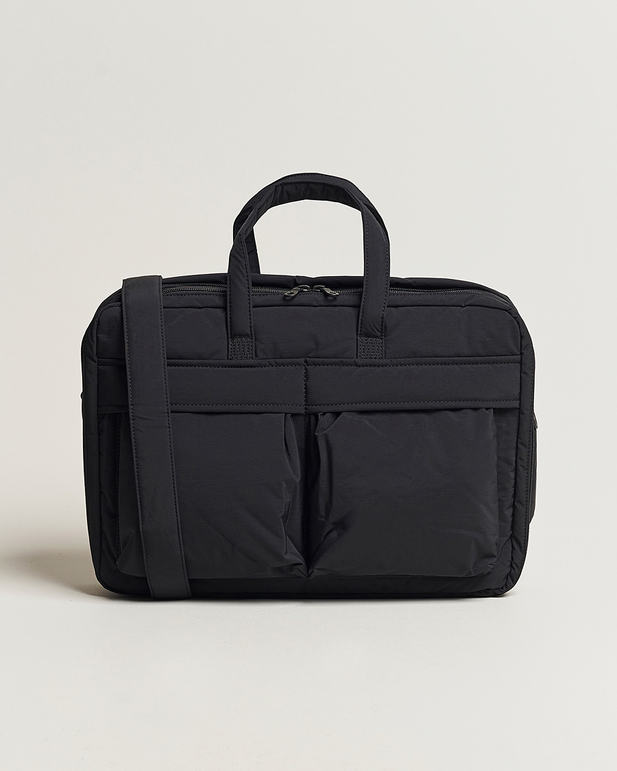 Herren | mazi untitled AM Bag 02 Nylon Briefcase Black | mazi untitled | AM Bag 02 Nylon Briefcase Black