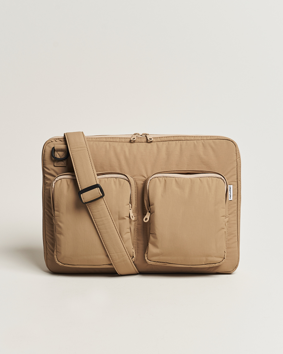 Herren | mazi untitled AM Case 02 Nylon Portfolio Beige | mazi untitled | AM Case 02 Nylon Portfolio Beige