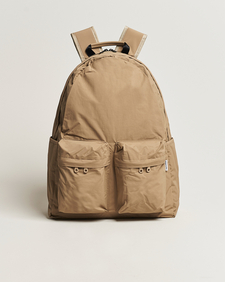 Herren | mazi untitled All Day 03 Nylon Backpack Beige | mazi untitled | All Day 03 Nylon Backpack Beige