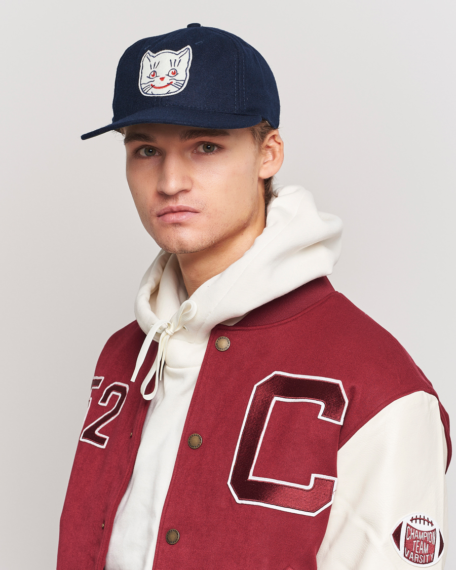 Herren | Ebbets Field Flannels Made in USA Kansas City Katz 1961 Vintage Ballcap Navy | Ebbets Field Flannels | Made in USA Kansas City Katz 1961 Vintage Ballcap Navy