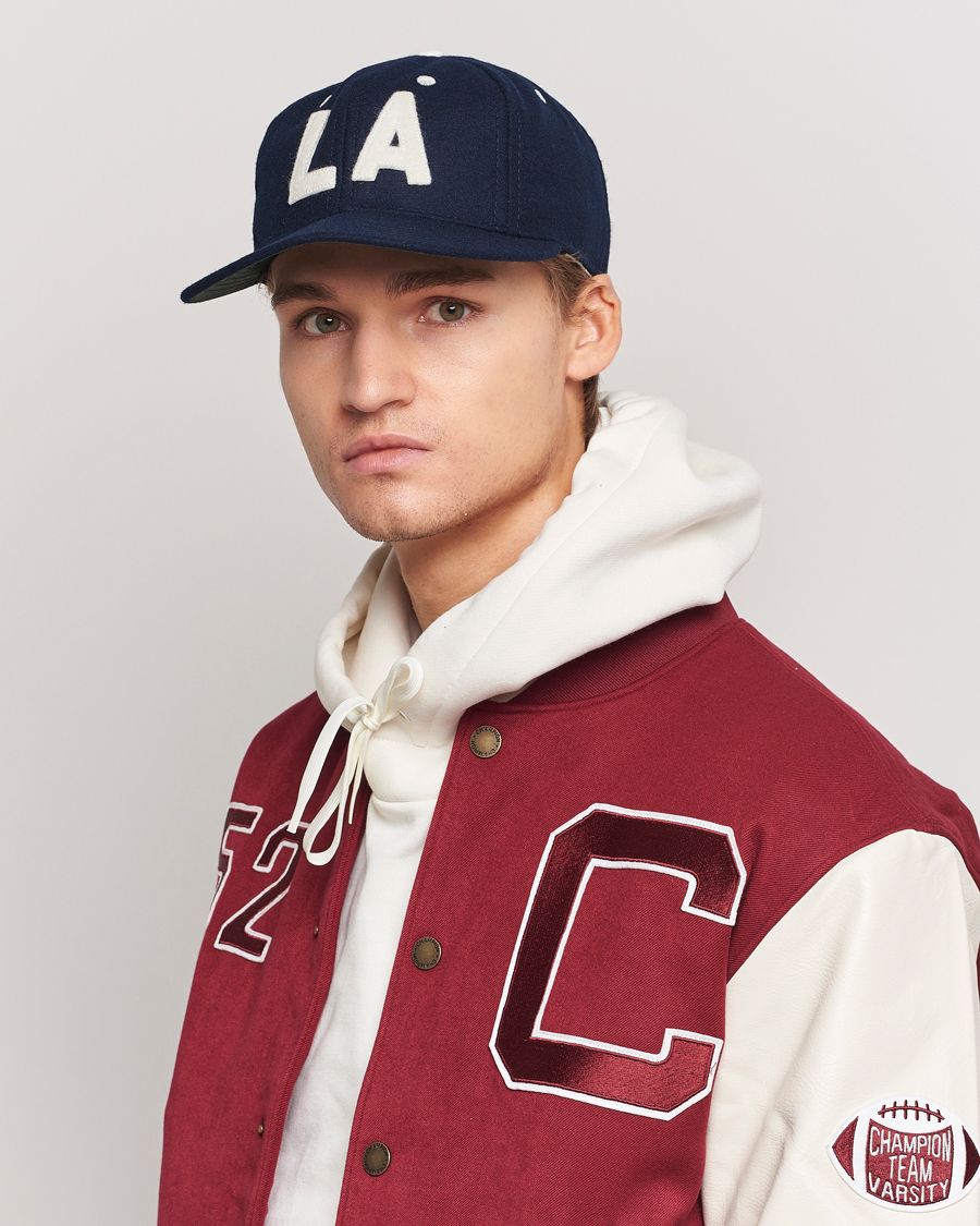 Herren | Ebbets Field Flannels Made in USA Los Angeles 1954 Vintage Ballcap Navy | Ebbets Field Flannels | Made in USA Los Angeles 1954 Vintage Ballcap Navy