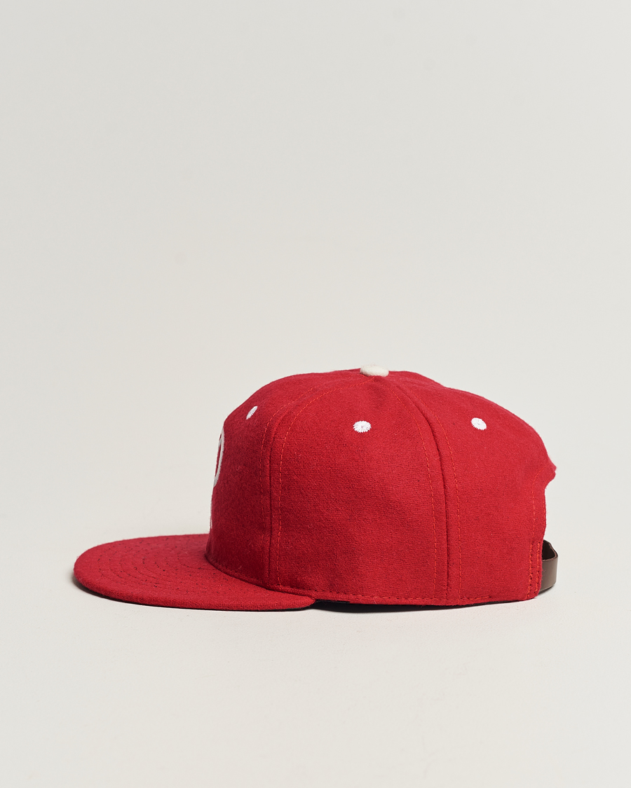 Herren | Ebbets Field Flannels Made in USA Seattle Rainiers 1955 Vintage Ballcap Red | Ebbets Field Flannels | Made in USA Seattle Rainiers 1955 Vintage Ballcap Red