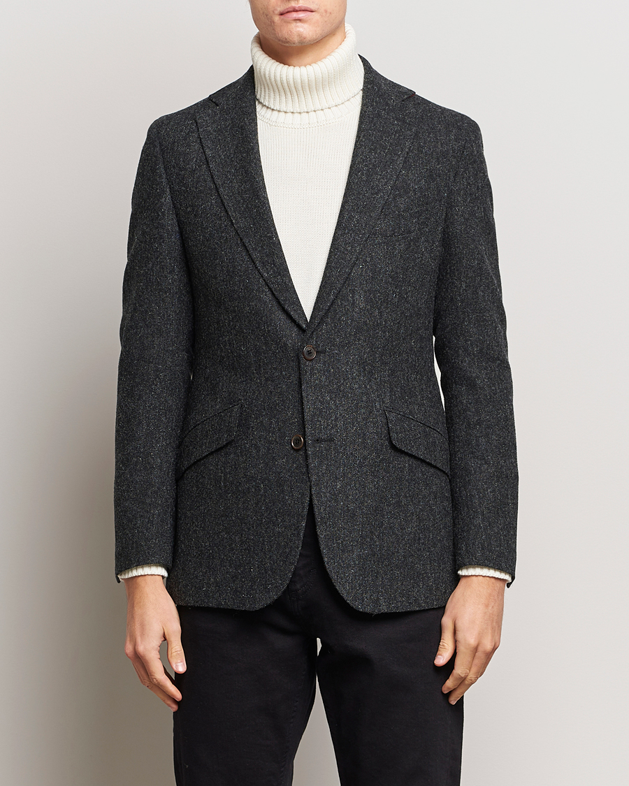 Herren | Sakkos | Walker Slater | Edward Wool Donegal Blazer Charcoal