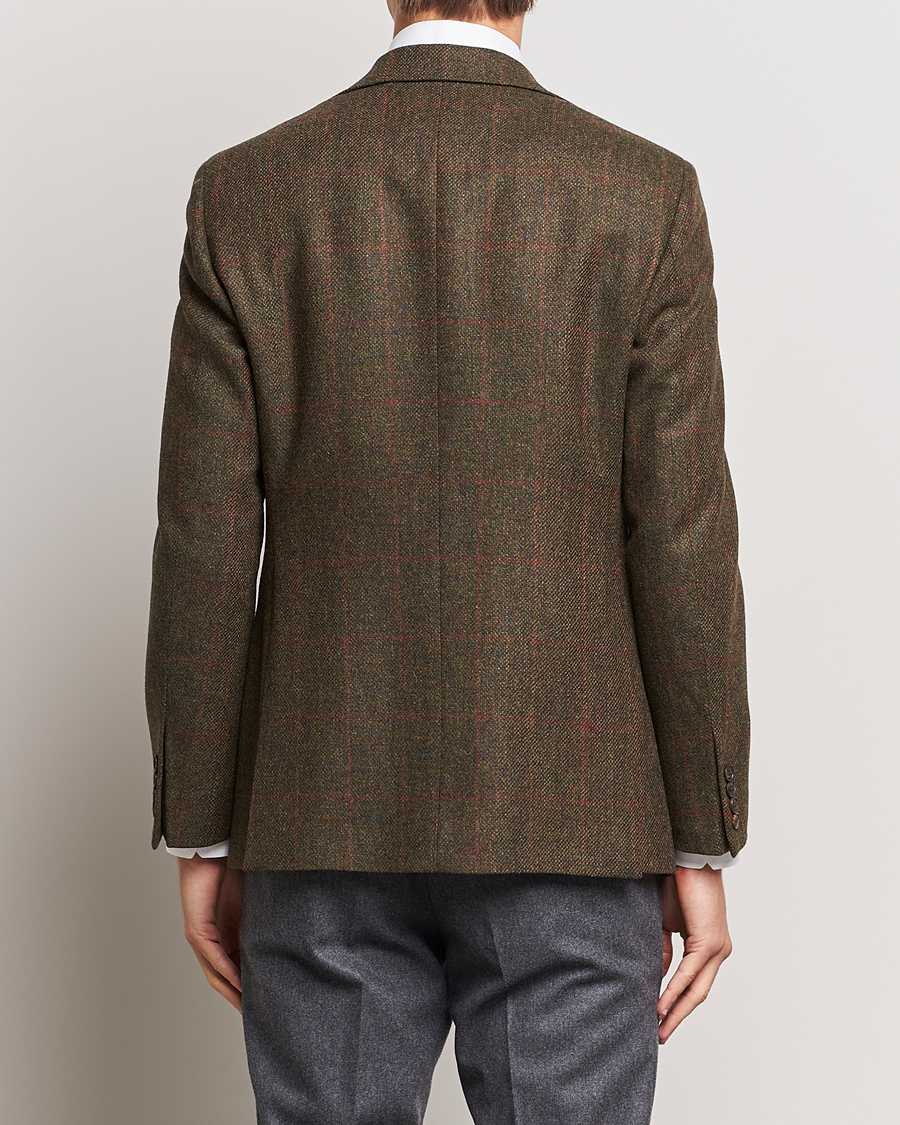 Herren | Sakkos | Walker Slater | Edward Lambswool Windowpane Blazer Green