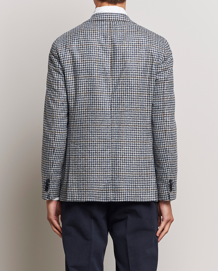 Herren | Sakkos | L.B.M. 1911 | Jack Regular Checked Wool Blazer Blue