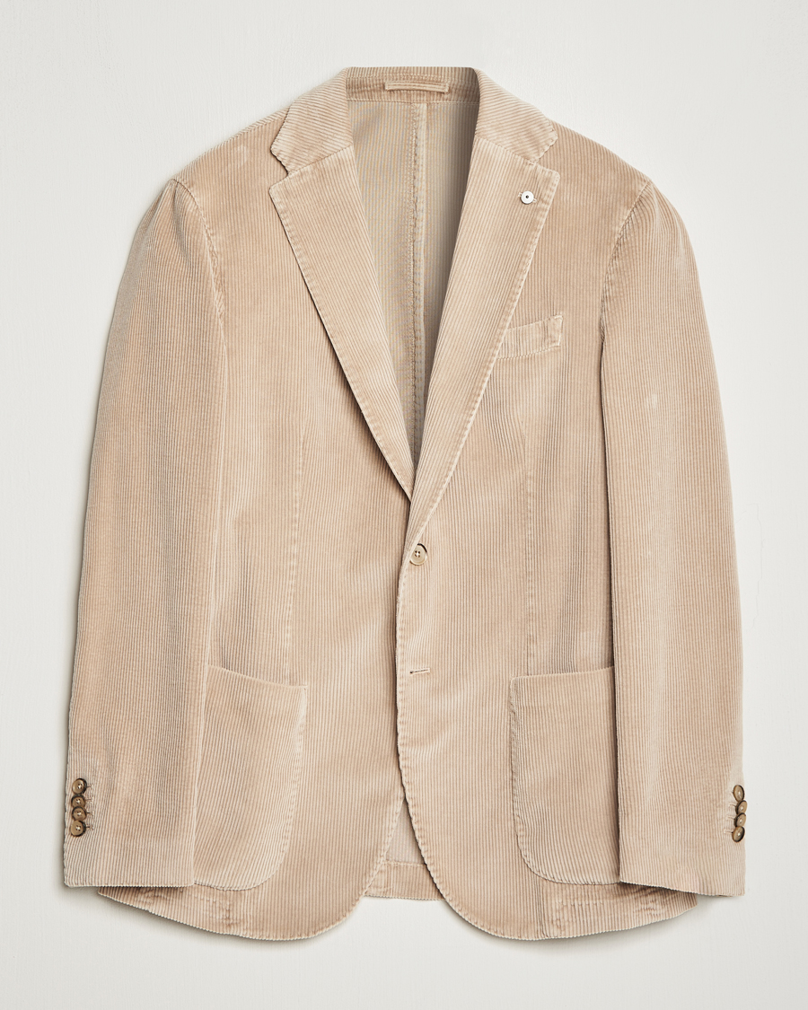 Herren | Sakkos | L.B.M. 1911 | Jack Corduroy Blazer Beige
