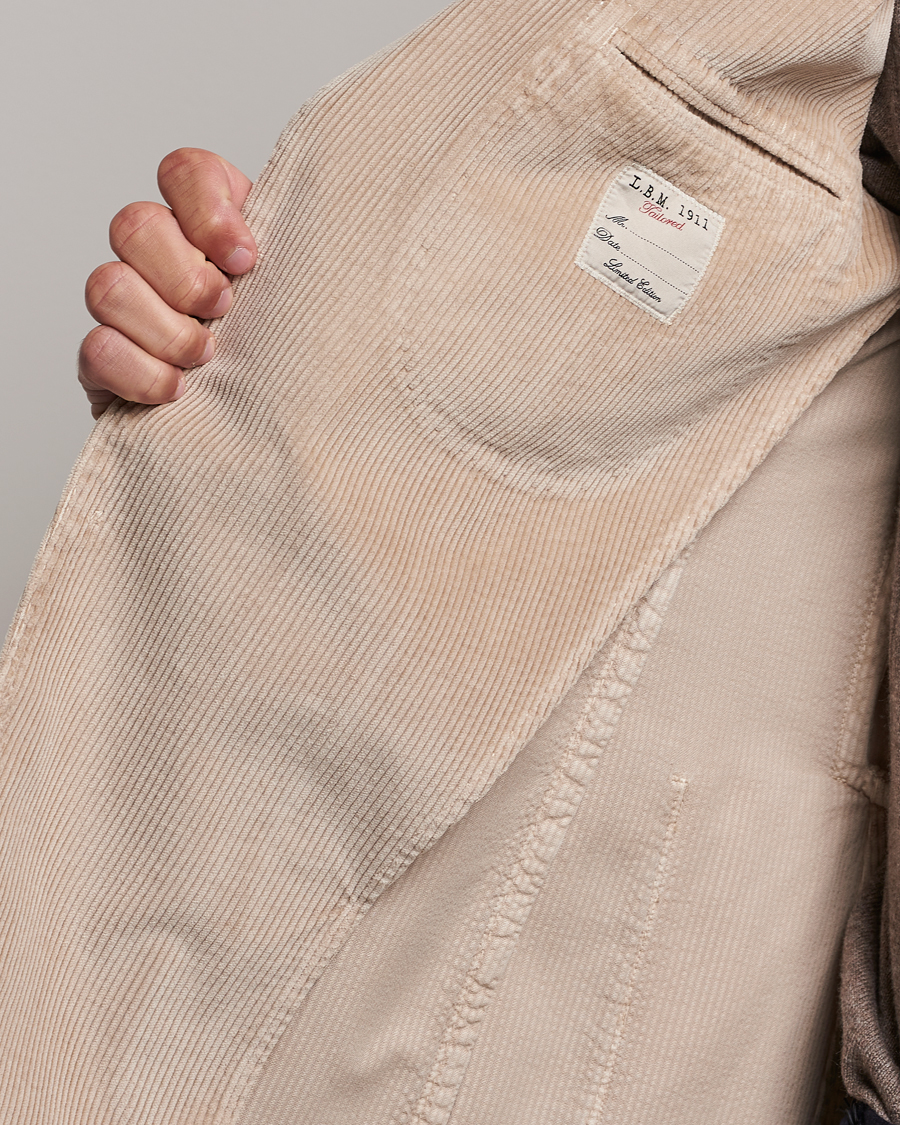 Herren | Sakkos | L.B.M. 1911 | Jack Corduroy Blazer Beige