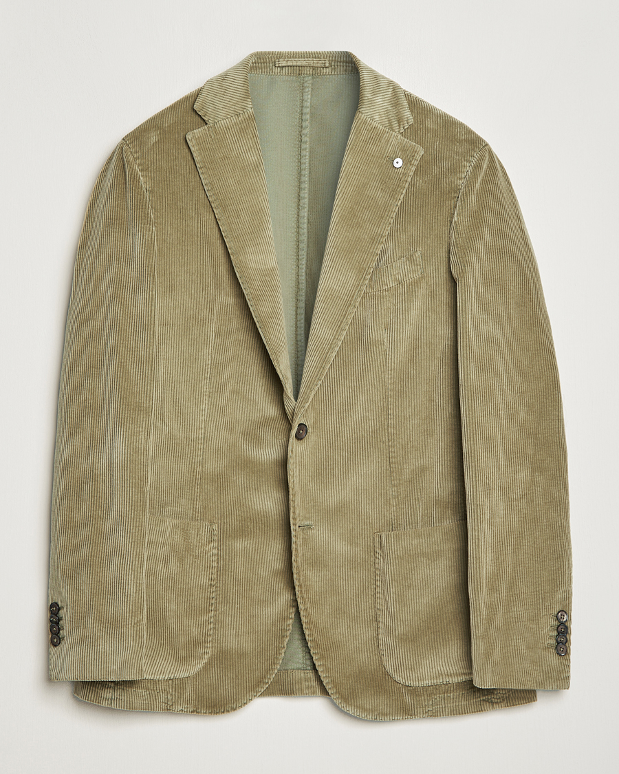 Herren | Sakkos | L.B.M. 1911 | Jack Corduroy Blazer Olive