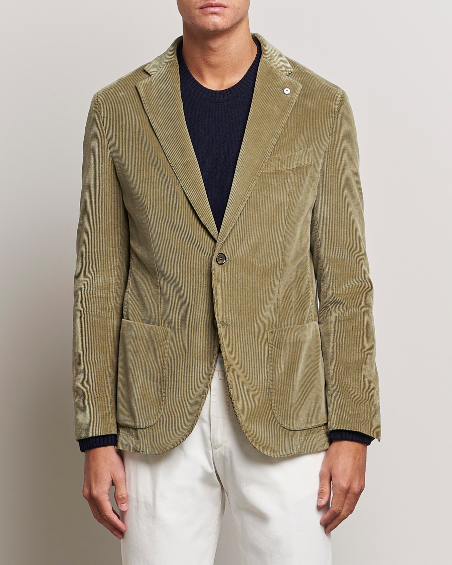 Herren | Sakkos | L.B.M. 1911 | Jack Corduroy Blazer Olive