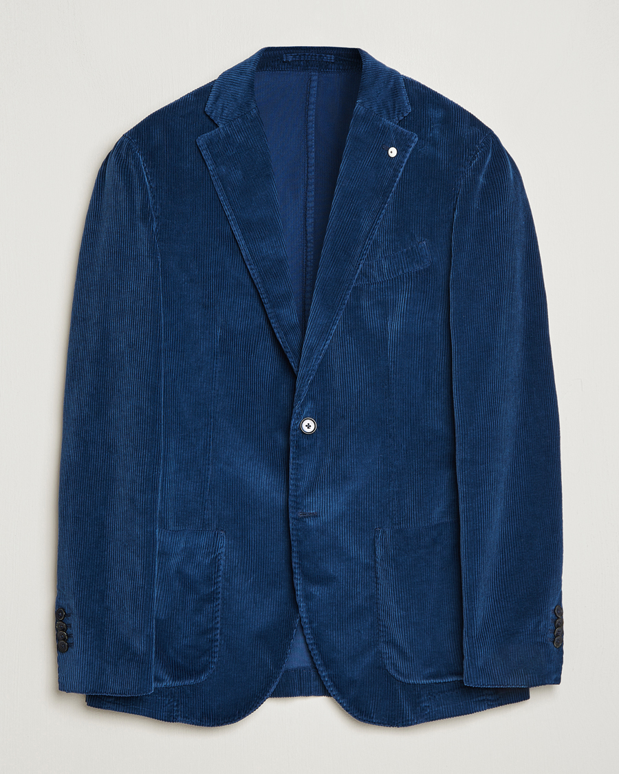 Herren | Sakkos | L.B.M. 1911 | Jack Corduroy Blazer Navy