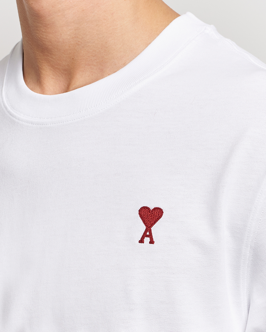 Herren | T-Shirts | AMI | Heart Logo T-Shirt White
