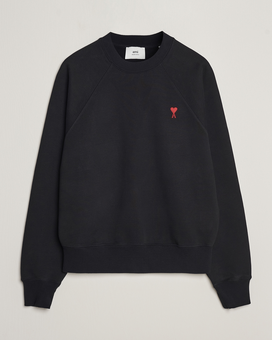 Herren | Pullover | AMI | Heart Logo Sweatshirt Black