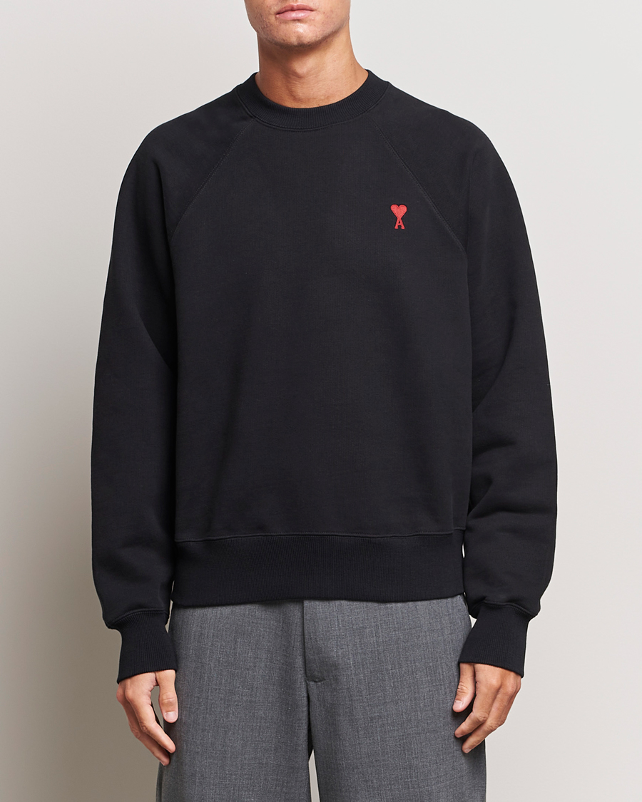 Herren | Pullover | AMI | Heart Logo Sweatshirt Black