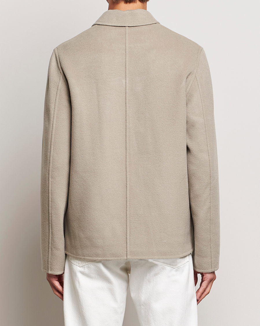 Herren | Jacken | AMI | Wool/Cashmere Short Coat Argile Beige