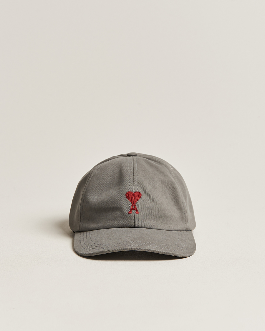 Herren | AMI Heart Logo Cap Mineral Grey | AMI | Heart Logo Cap Mineral Grey
