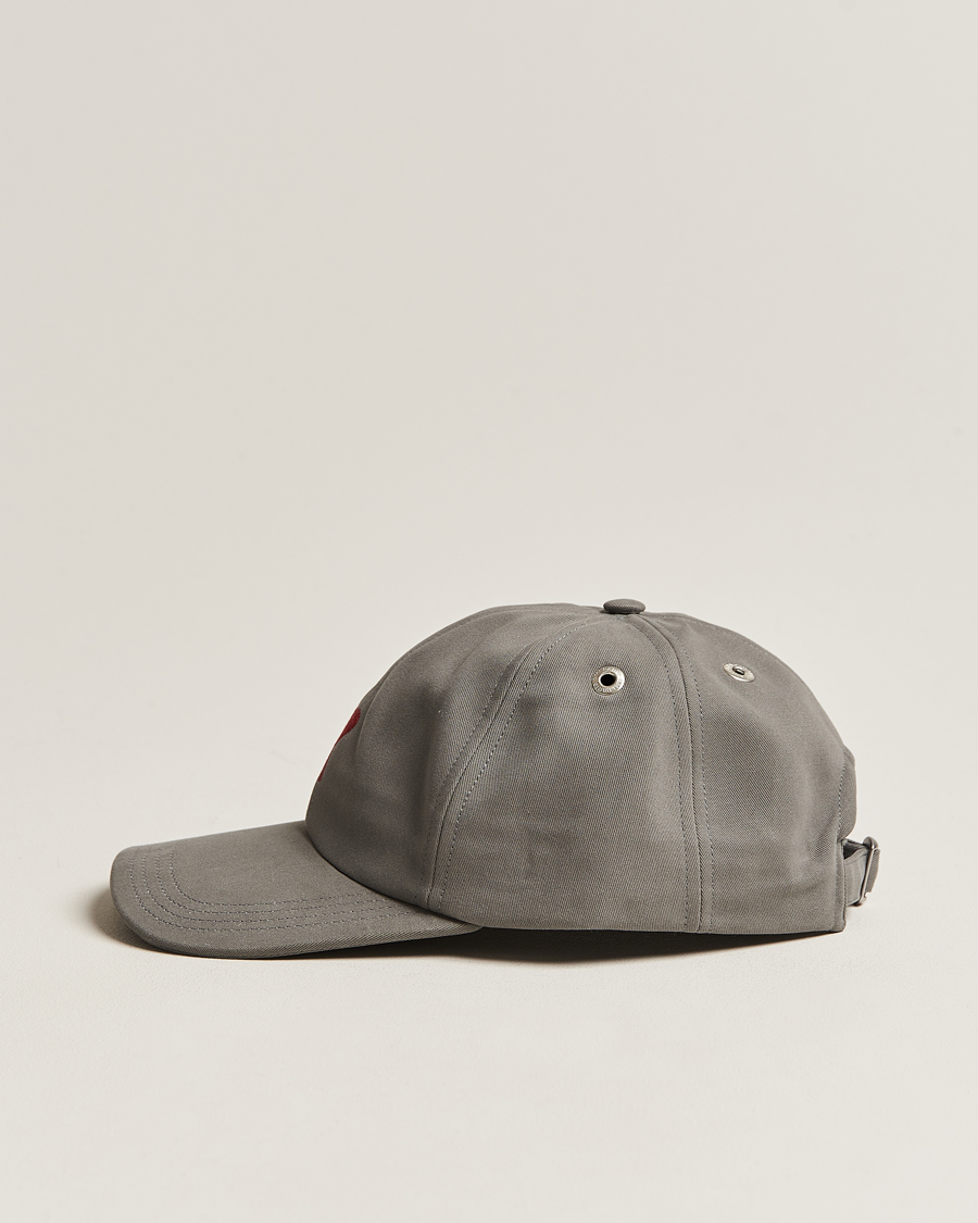 Herren | AMI Heart Logo Cap Mineral Grey | AMI | Heart Logo Cap Mineral Grey