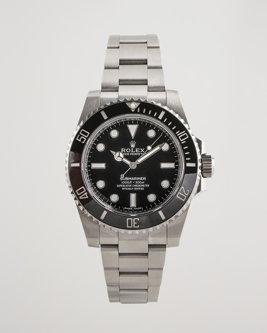 Herren | Rolex Pre-Owned Submariner 114060 Oyster Perpetual Steel Black | Rolex Pre-Owned | Submariner 114060 Oyster Perpetual Steel Black