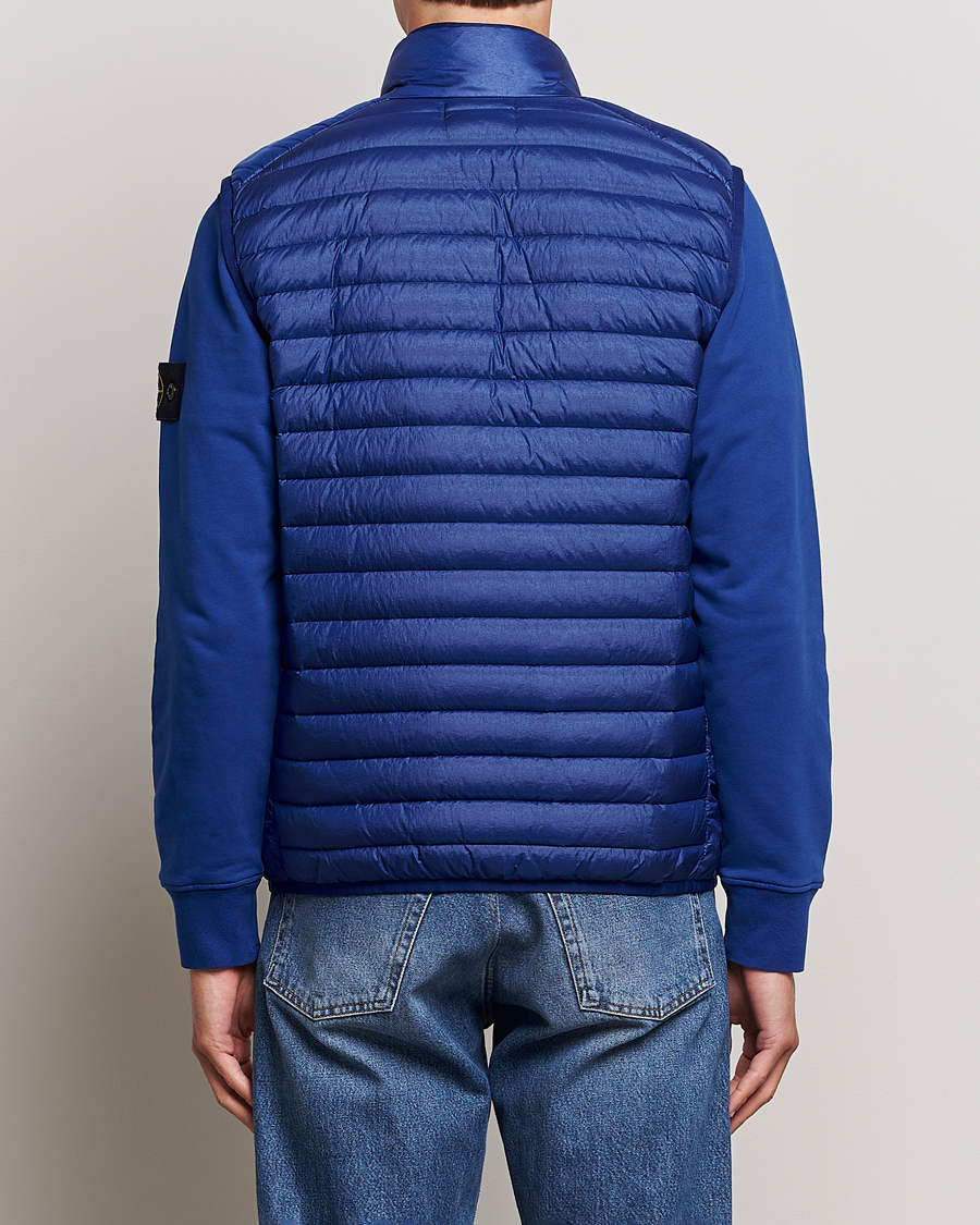 Herren | Jacken | Stone Island | Recycled Nylon Down-TC Vest Bright Blue