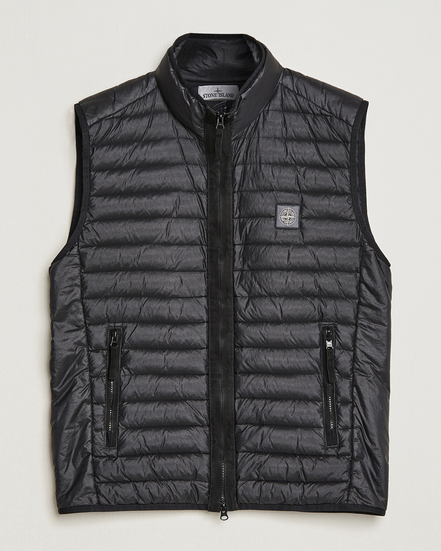 Herren | Jacken | Stone Island | Recycled Nylon Down-TC Vest Black