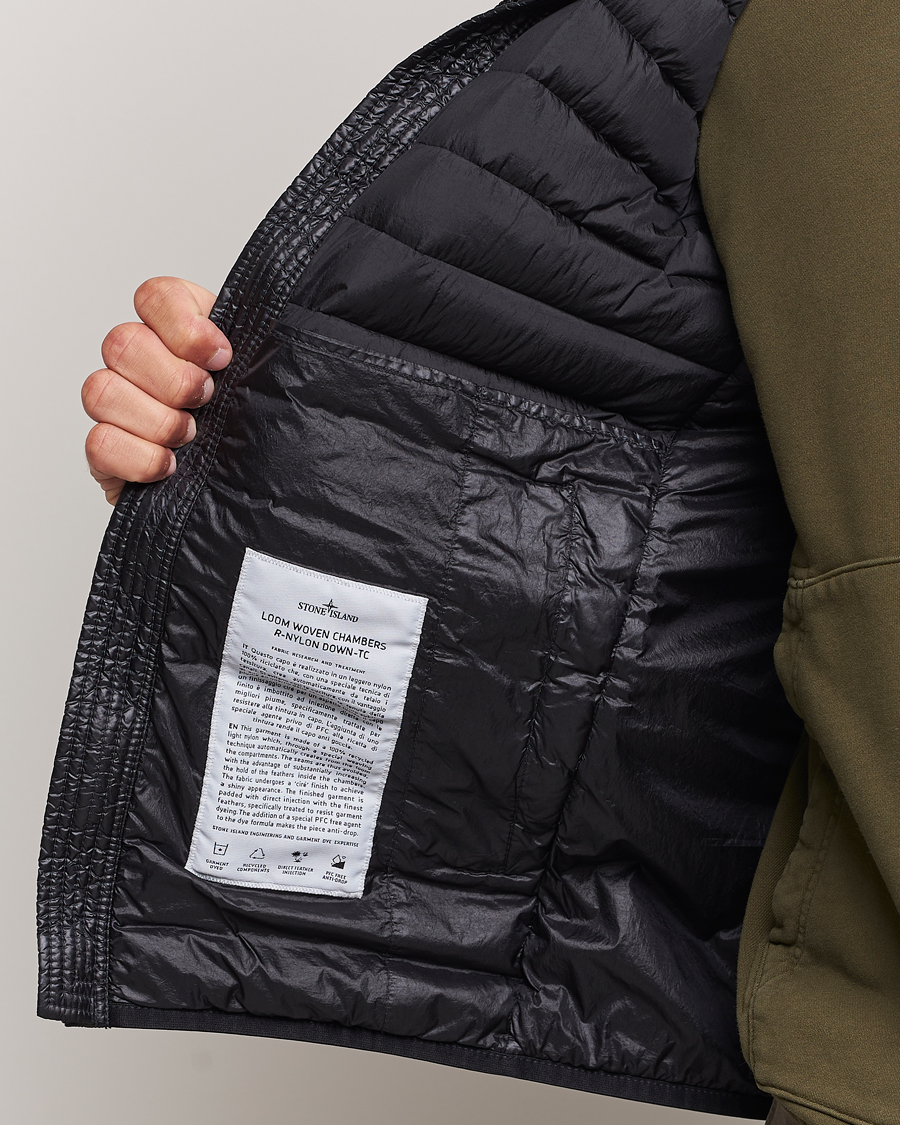 Herren | Jacken | Stone Island | Recycled Nylon Down-TC Vest Black