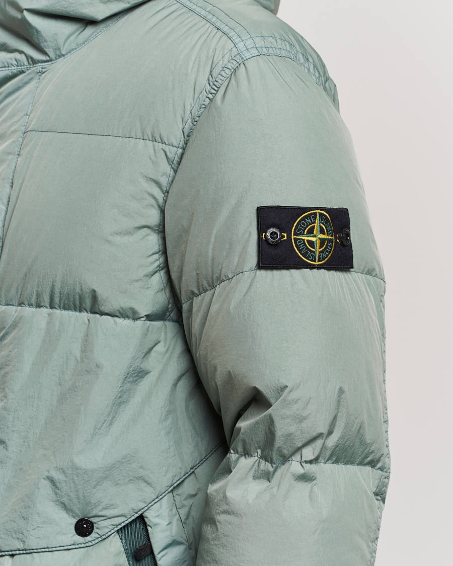 Herren | Jacken | Stone Island | Garment Dyed Recycled Nylon Long Down Jacket Sage