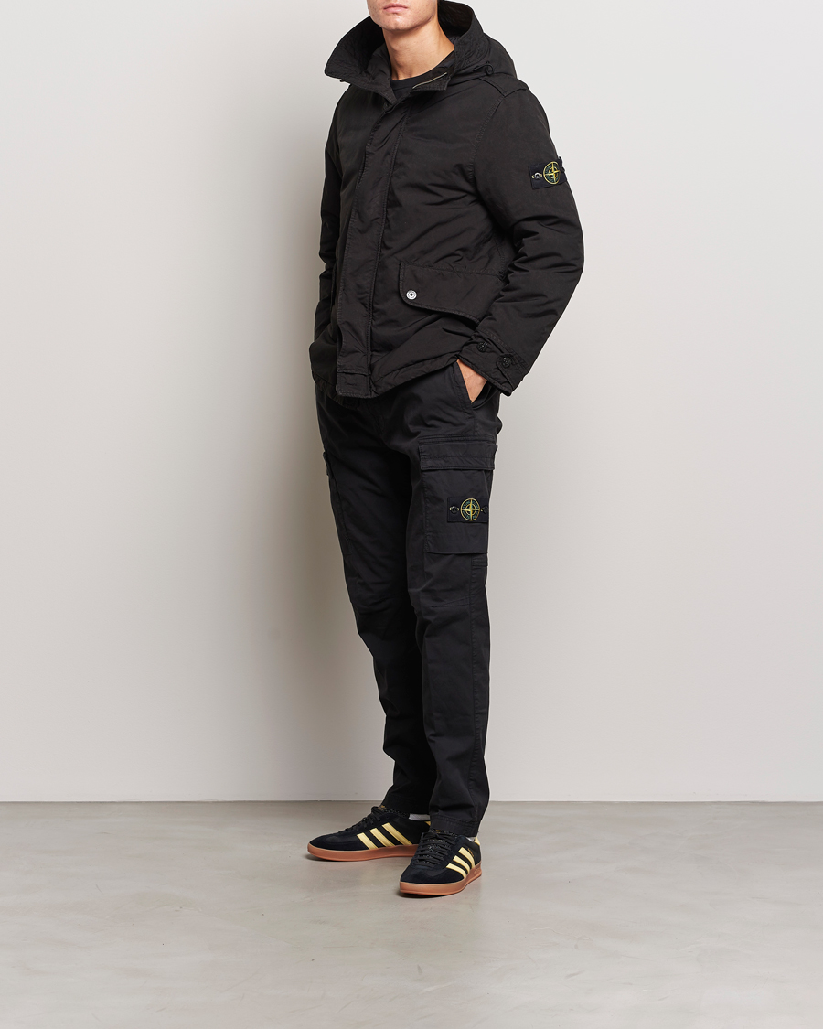 Herren | Jacken | Stone Island | David-TC Hooded jacket Black