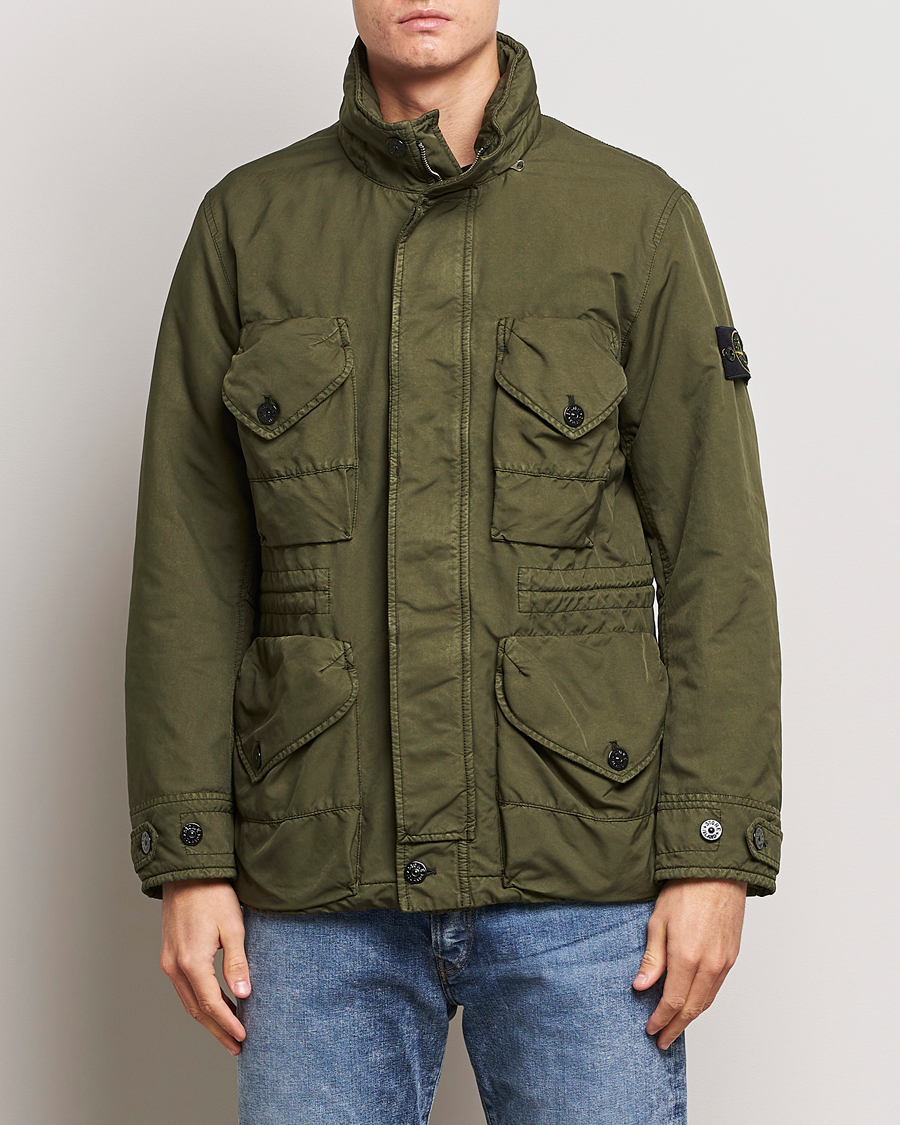 Herren | Jacken | Stone Island | David-TC Padded Field Jacket Olive